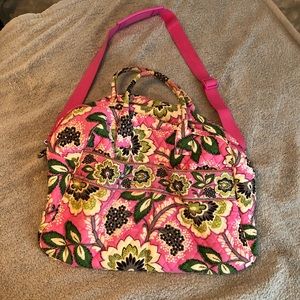 Vera Bradley over night bag. Medium size